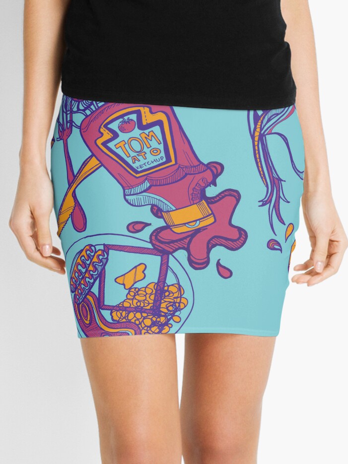 "All I Want For Breakfast" Mini-Skirt