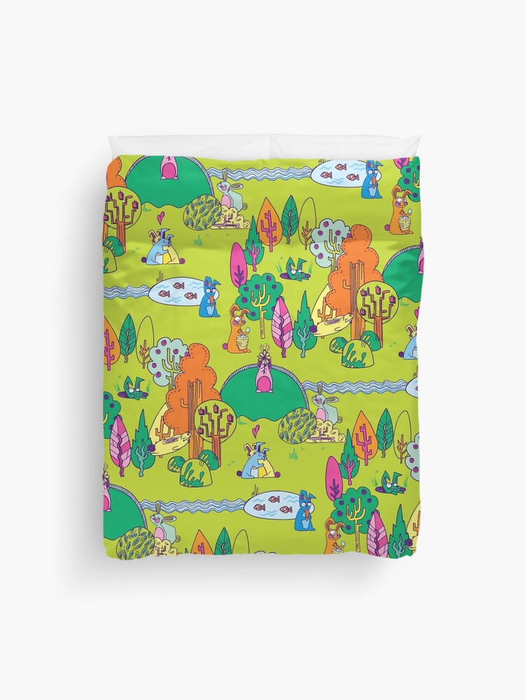 Bunnies Duvet Cover