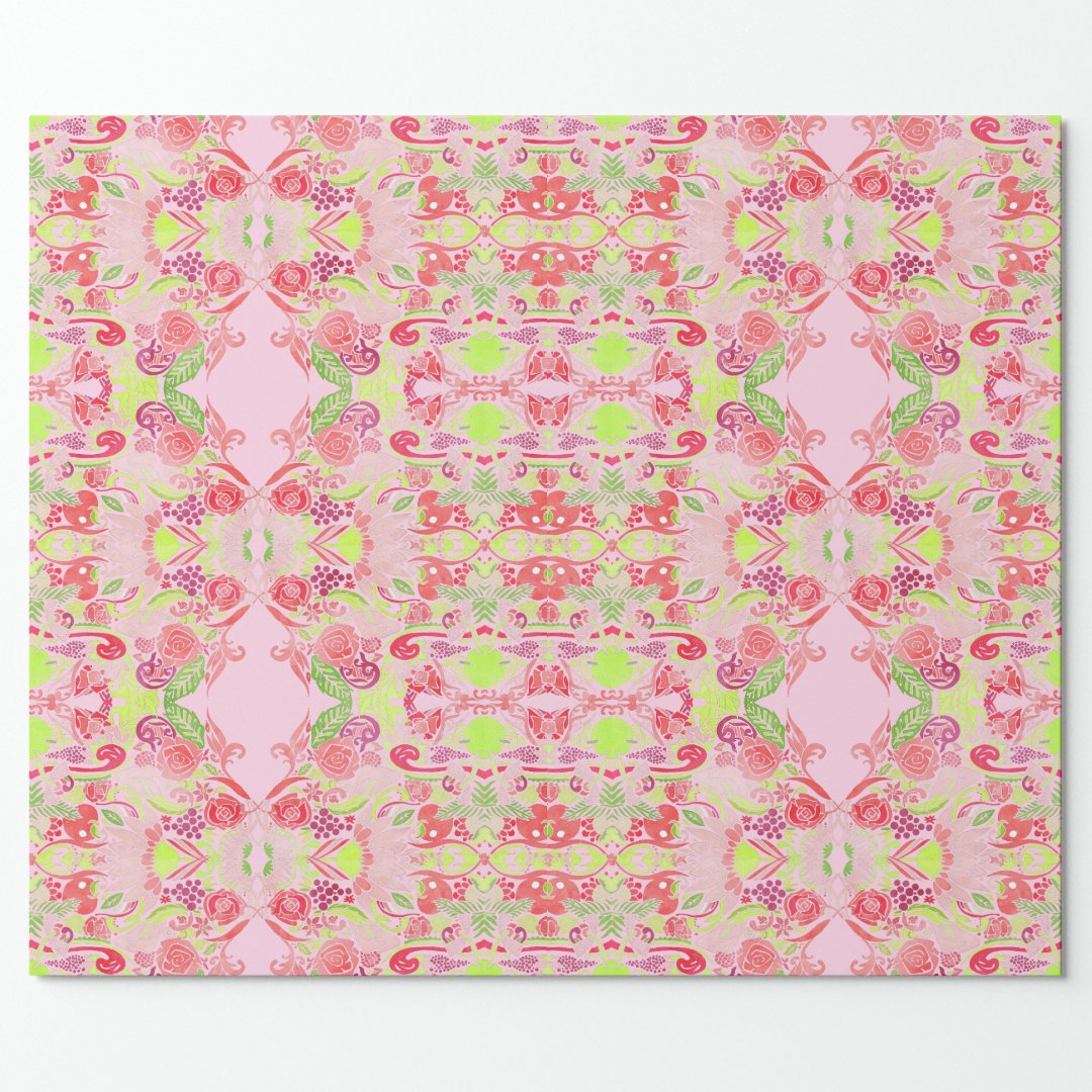 Floral + Rose Wrapping Paper