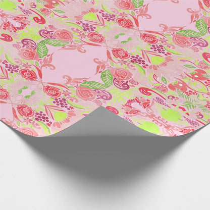 Floral + Rose Wrapping Paper