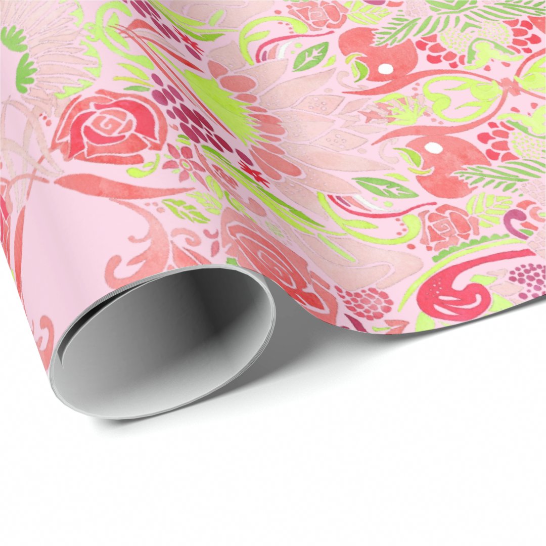 Floral + Rose Wrapping Paper