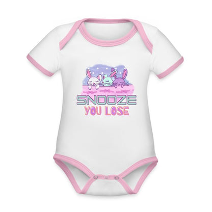 Snooze You Lose Bunnies Babygrow