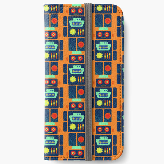 Robots iPhone Wallet