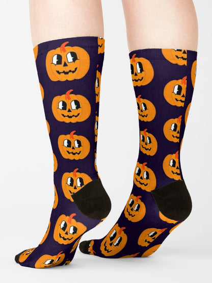 Pumpkin Socks